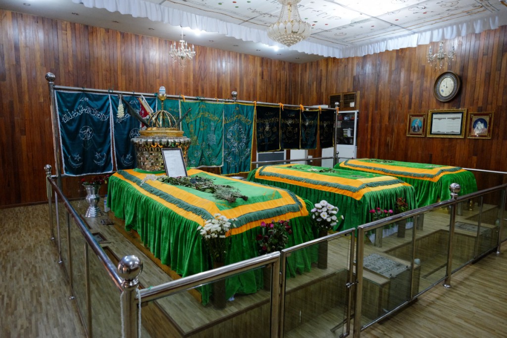 Zafar and his family's grave